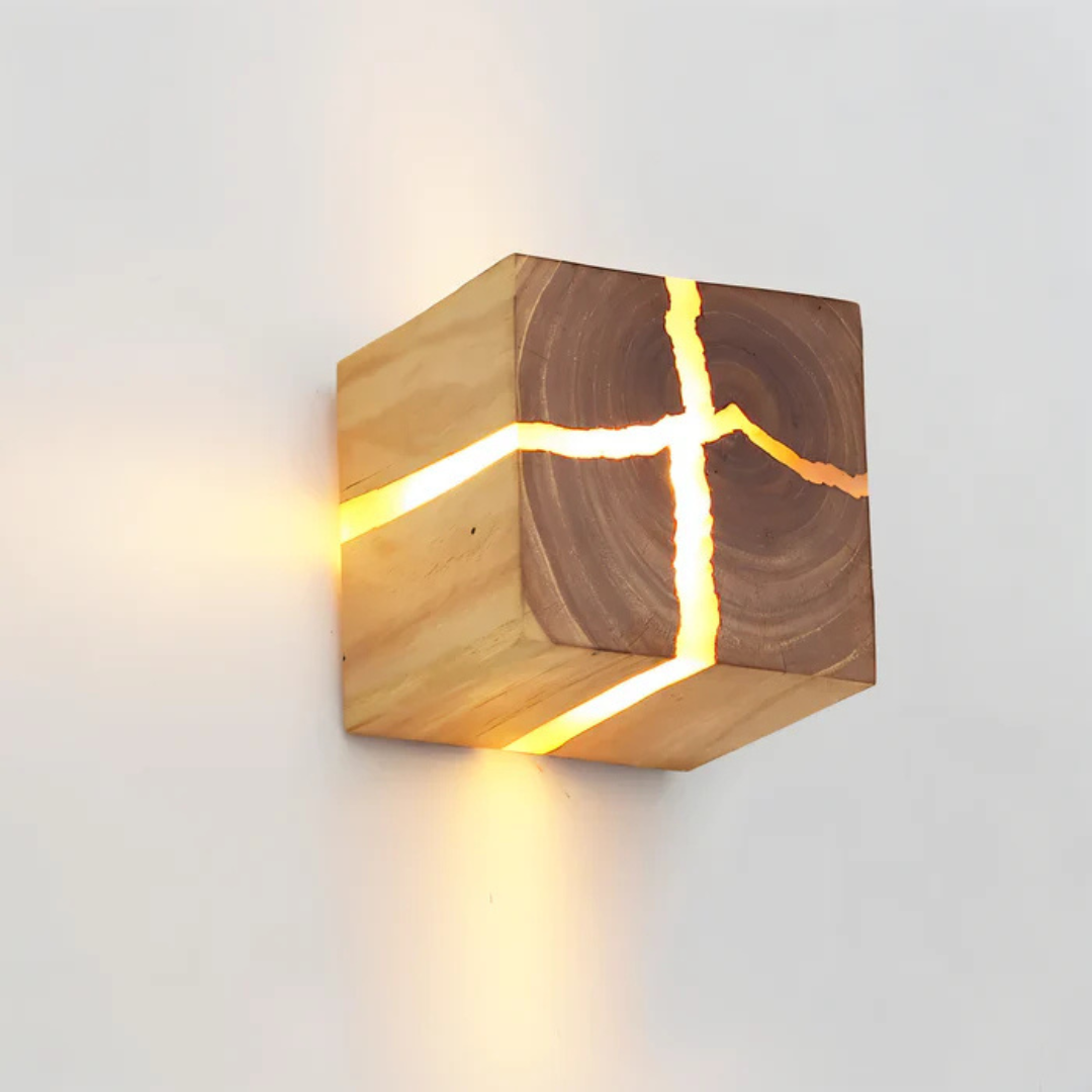 Wooden LED Wall Lamp Indoor Wall Light