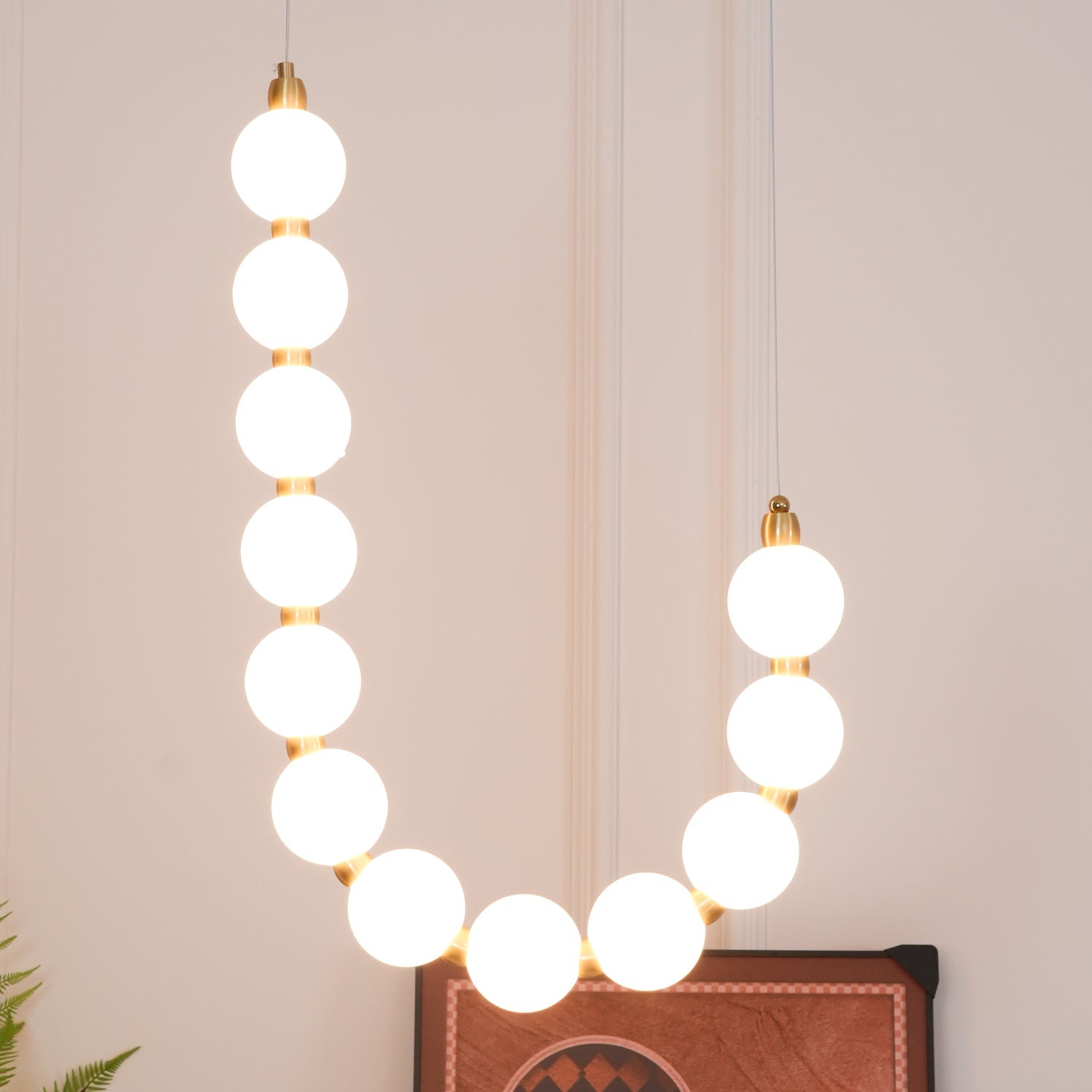 Brass Acrylic Chandelier Ceiling Light