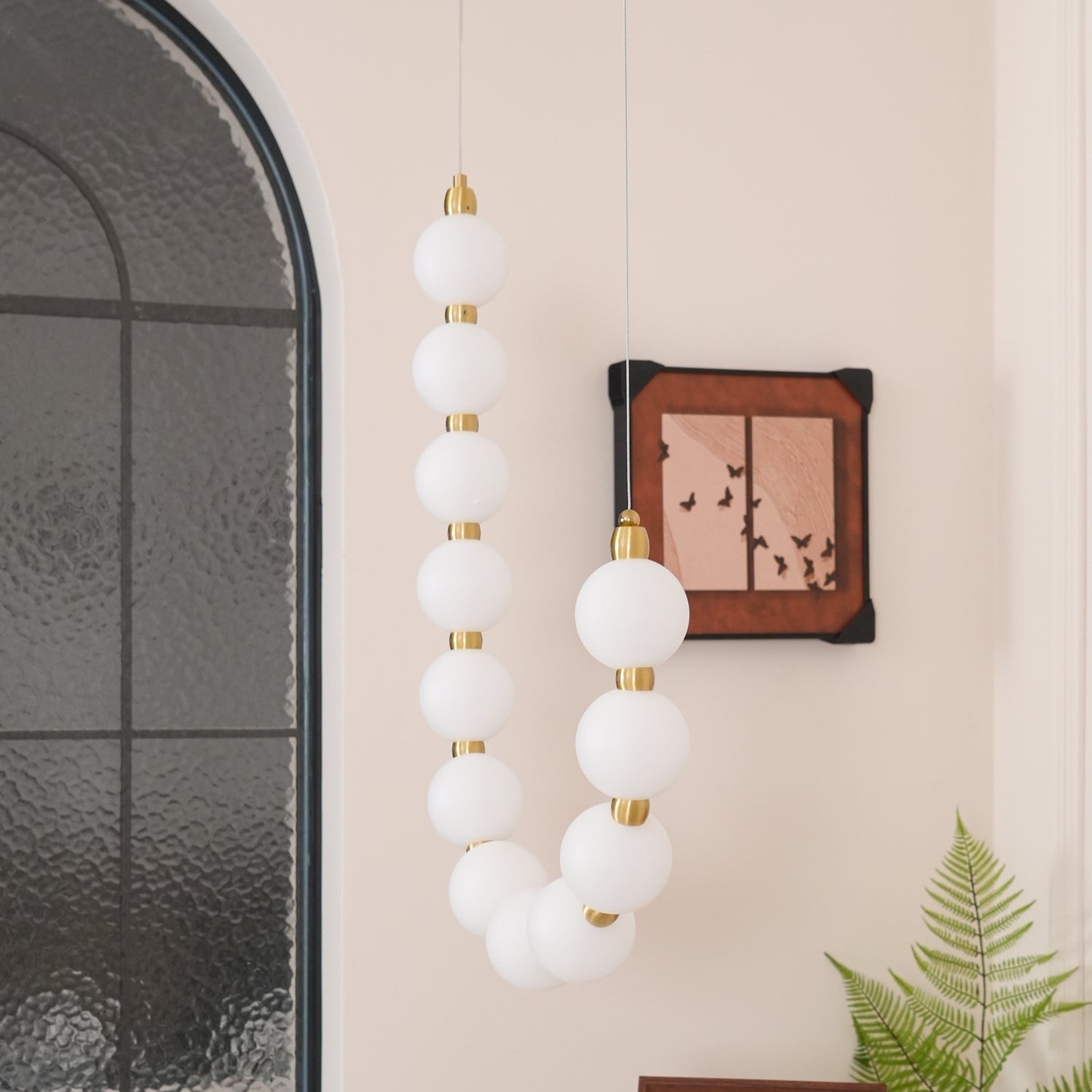 Brass Acrylic Chandelier Ceiling Light
