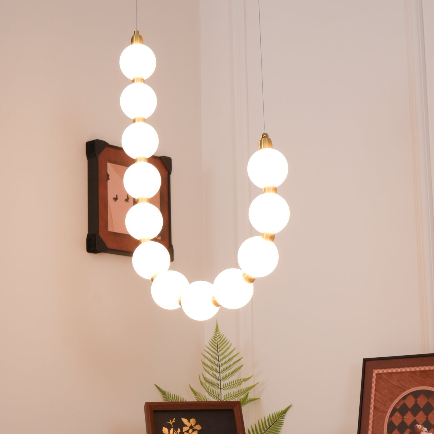 Brass Acrylic Chandelier Ceiling Light