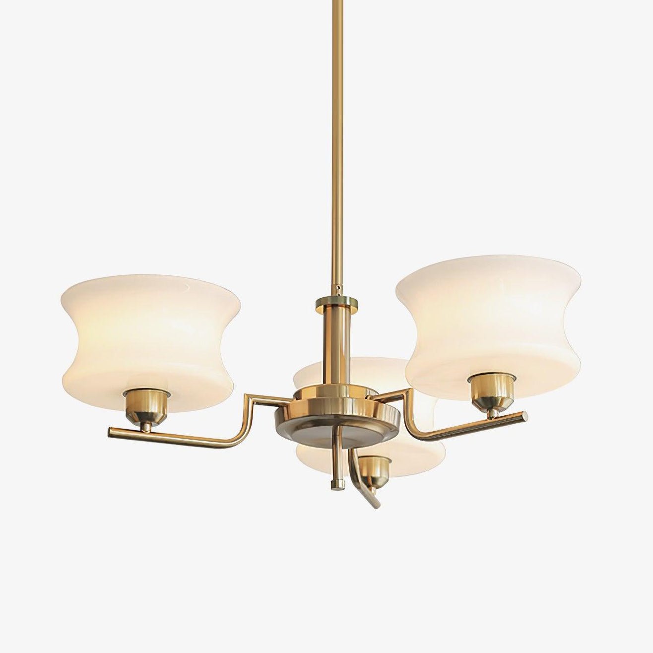 Glass Chandelier Circular Ceiling Light