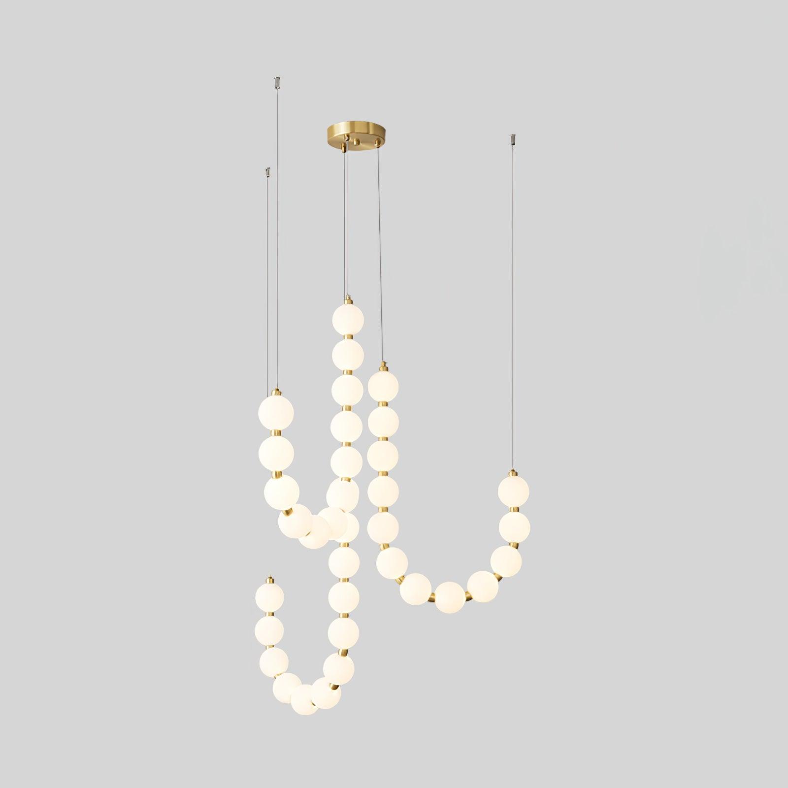 Brass Acrylic Chandelier Ceiling Light