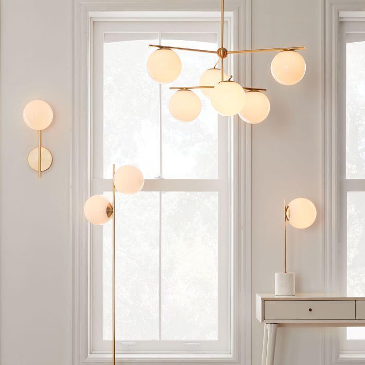 Brass Chandelier Circular Ceiling Light