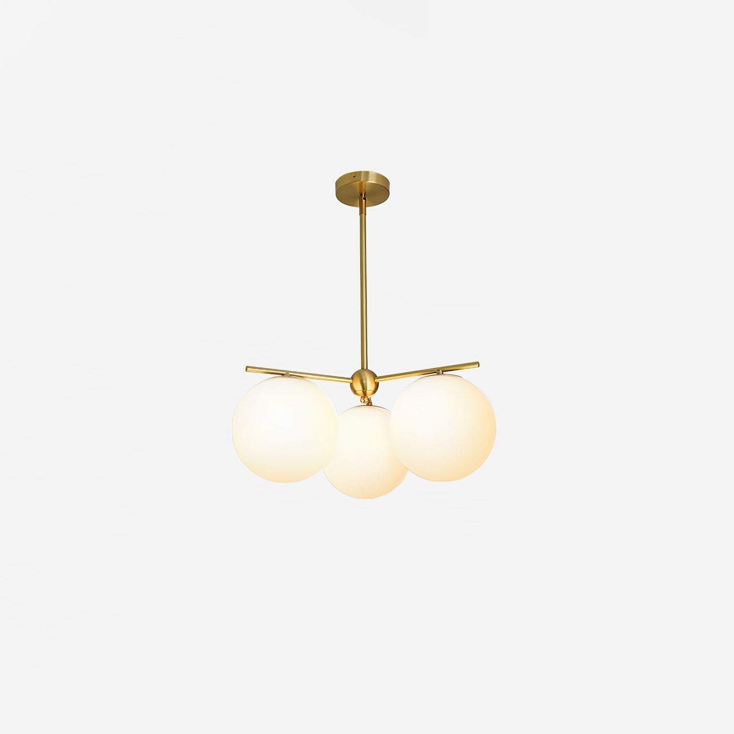 Brass Chandelier Circular Ceiling Light