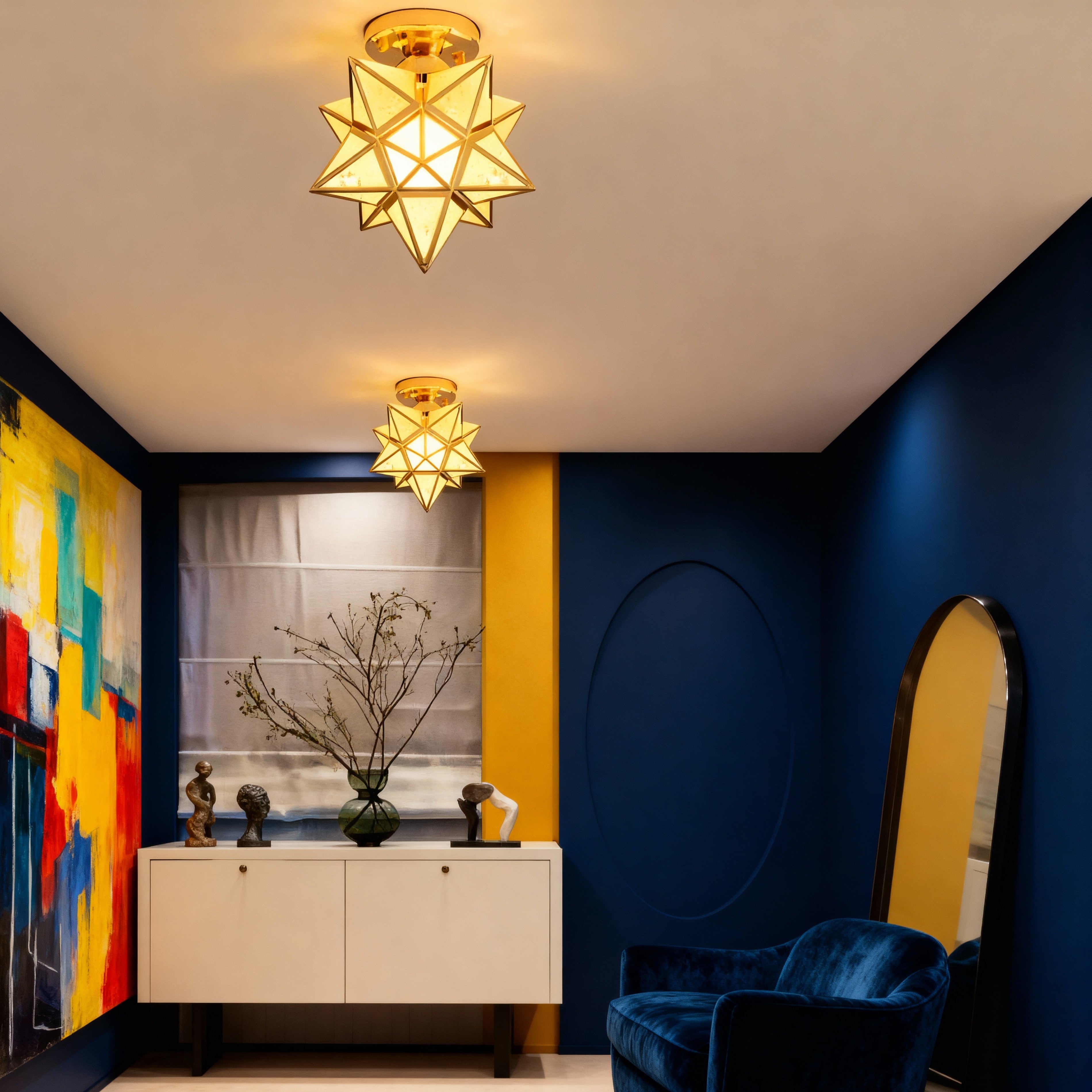 Circular Flush Mount LED Ceiling Light