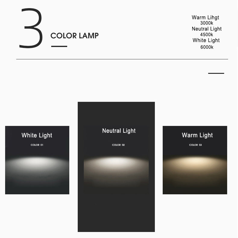 Modern Japanese Style LED Ceiling Light with Wooden Base