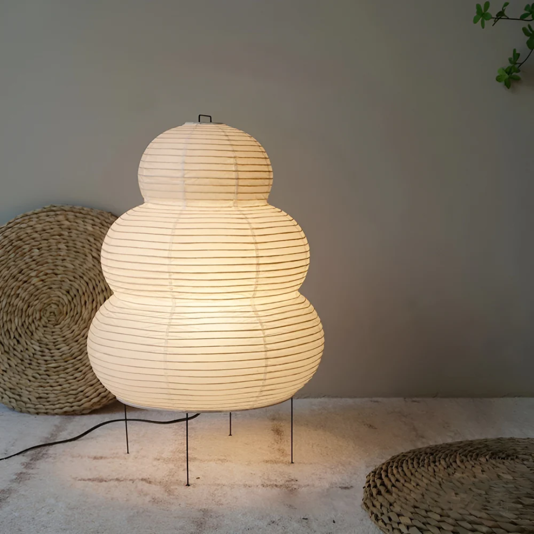 Japanese Rice Paper Floor Lamp