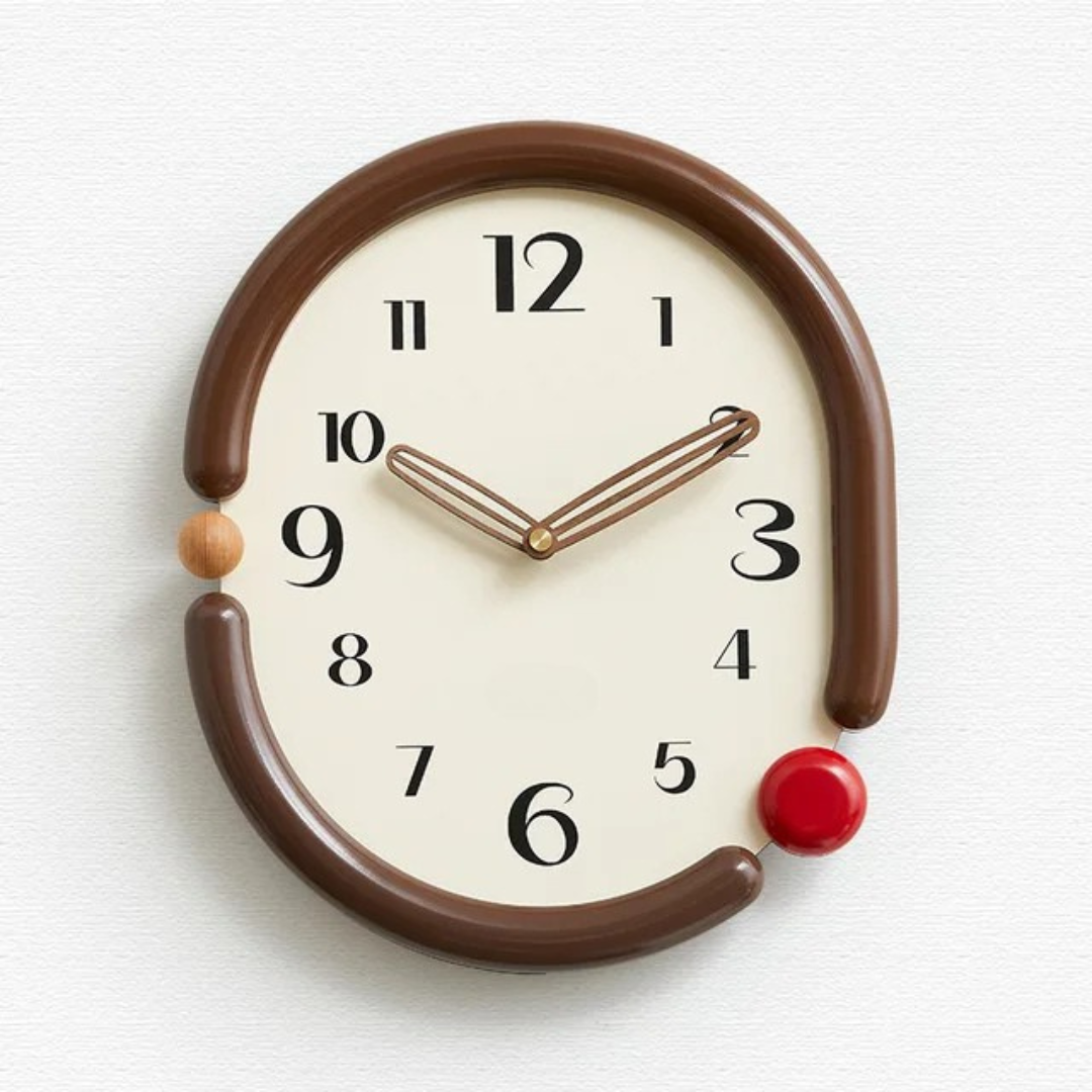 Luxe Wall Clock Circular Decorative Timepiece