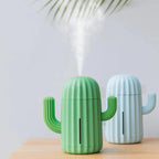 Mini Cactus Shape USB Air Humidifier with LED Light for Bedroom