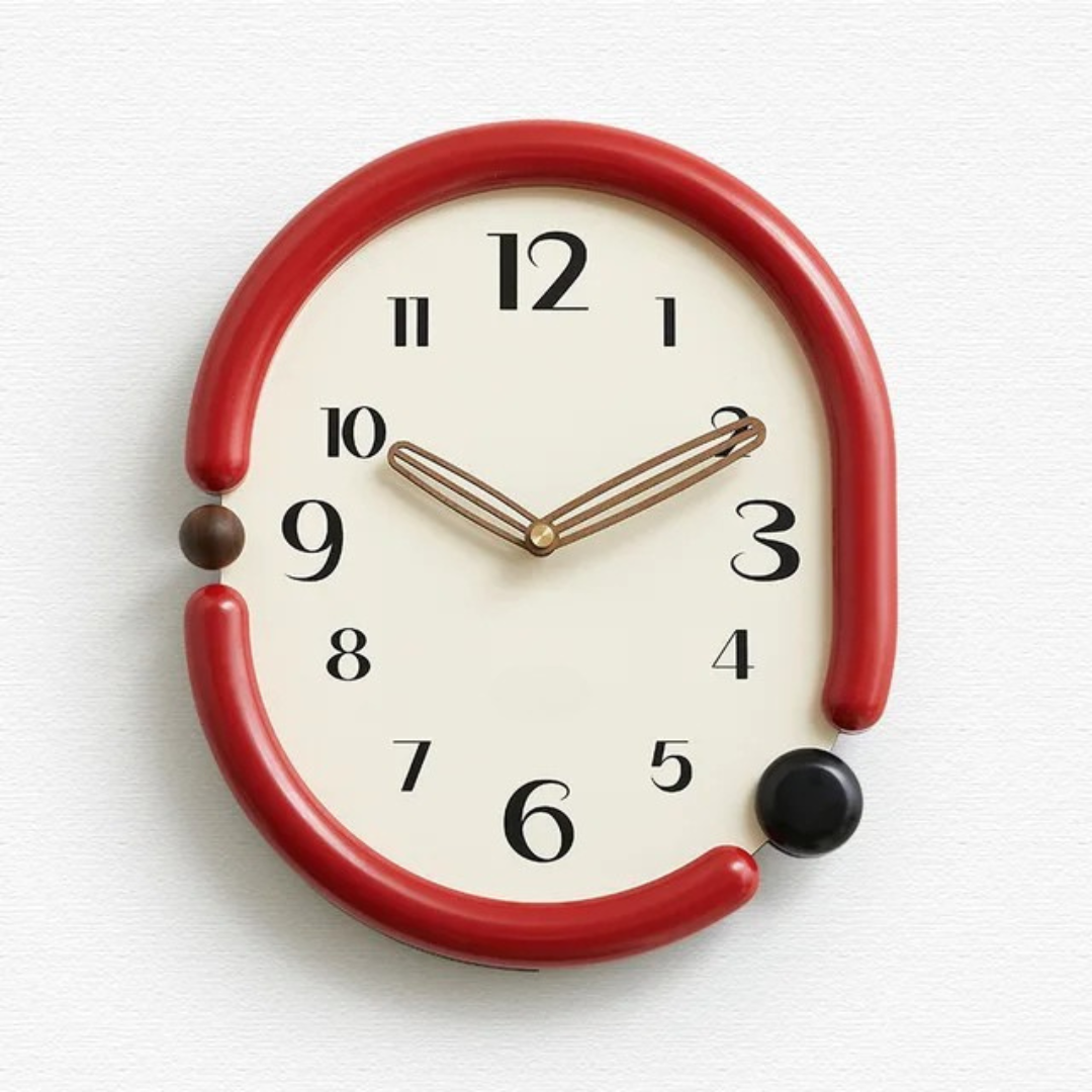 Luxe Wall Clock Circular Decorative Timepiece