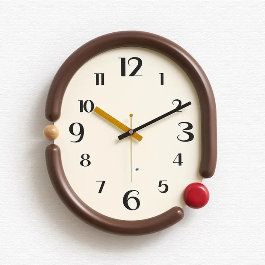 Luxe Wall Clock Circular Decorative Timepiece