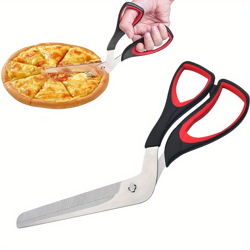 Stainless Steel Pizza Scissors with Ergonomic Non-Slip Handle