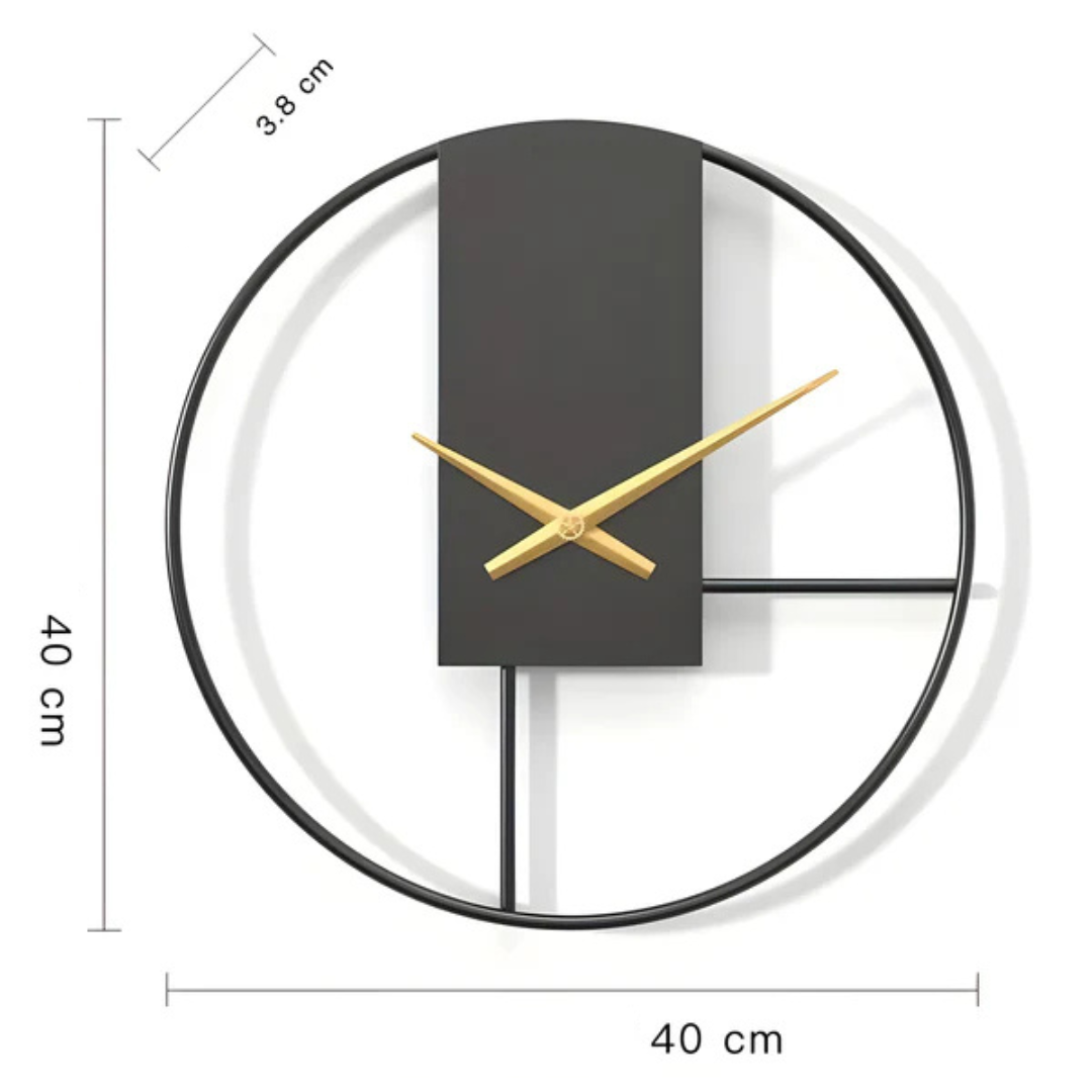 Minimalist Wall Clock Silent Circular Design