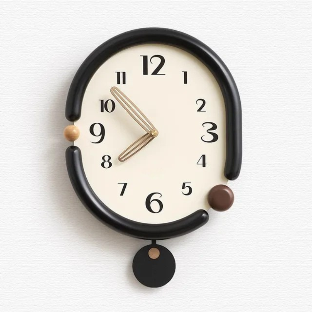 Luxe Wall Clock Circular Decorative Timepiece