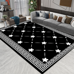 3D Optical Illusion Door Mat with Geometric Checkerboard Design