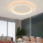 Modern Round LED Ceiling Light Flush Mount with Ambient Ring