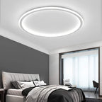 Modern Round LED Ceiling Light Flush Mount with Ambient Ring