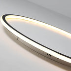 Modern Round LED Ceiling Light Flush Mount with Ambient Ring