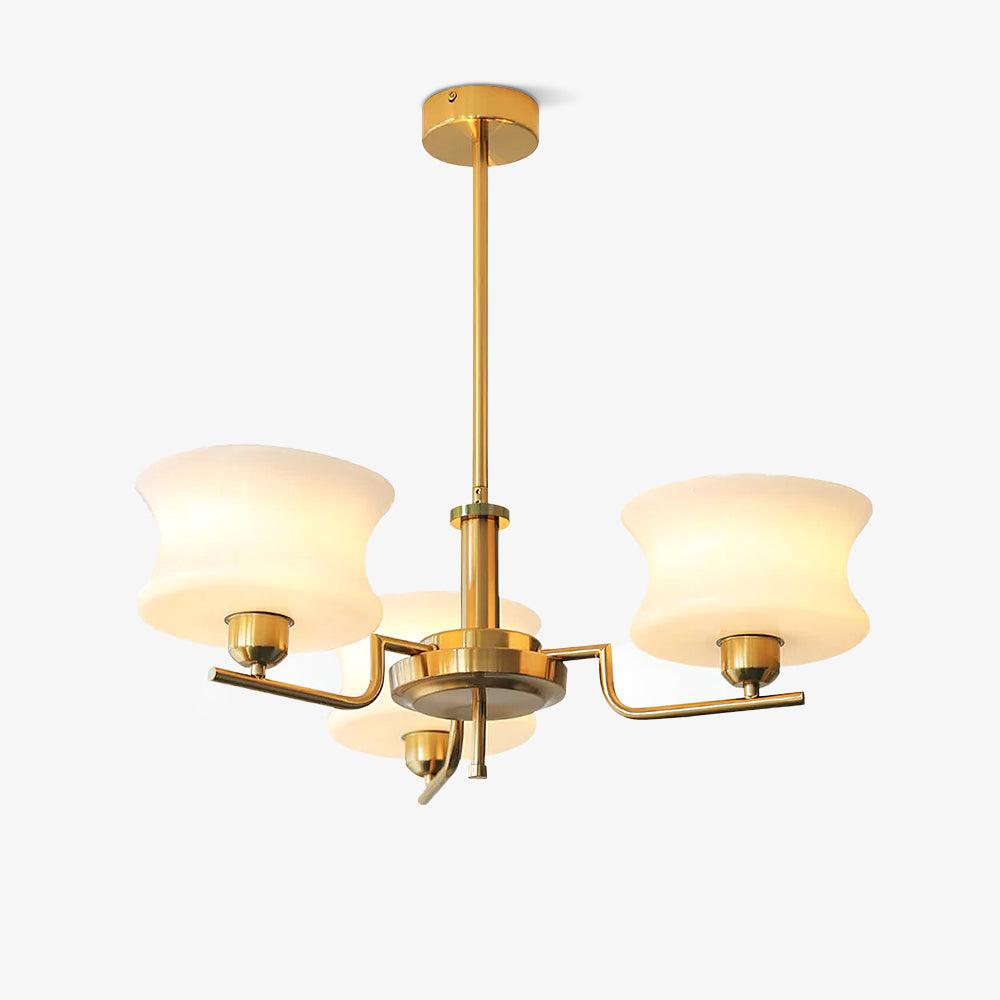 Glass Chandelier Circular Ceiling Light