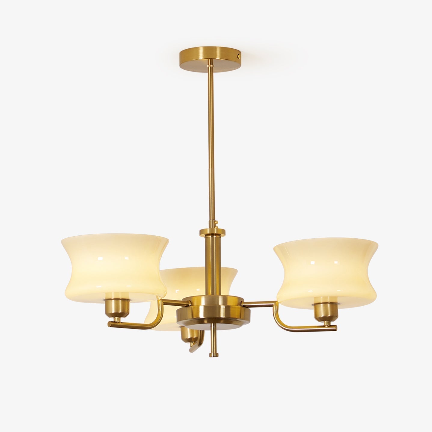 Glass Chandelier Circular Ceiling Light