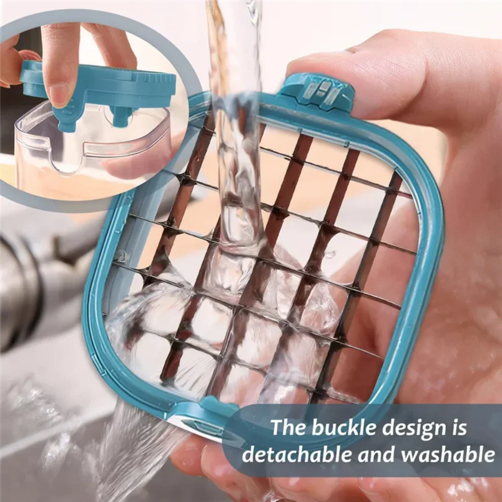 Fruit and Vegetable Slicer with Collection Container and Interchangeable Stainless Steel Blades