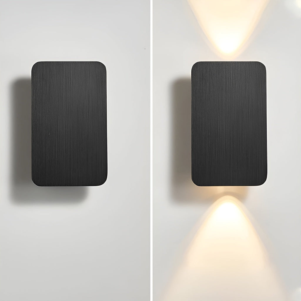Modern Square LED Wall Lamp with Up and Down Light Beam