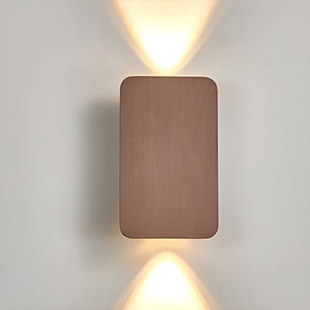 Modern Square LED Wall Lamp with Up and Down Light Beam