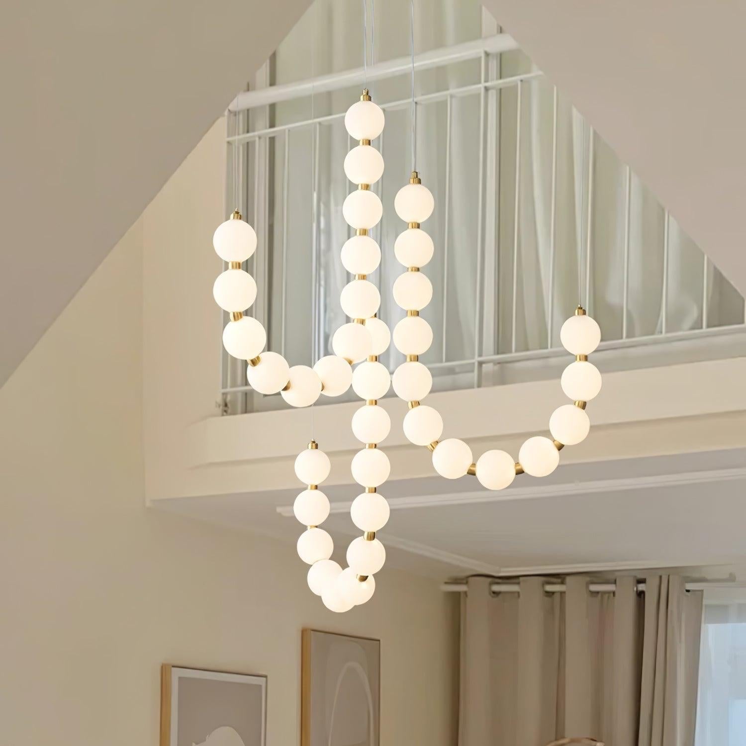 Brass Acrylic Chandelier Ceiling Light