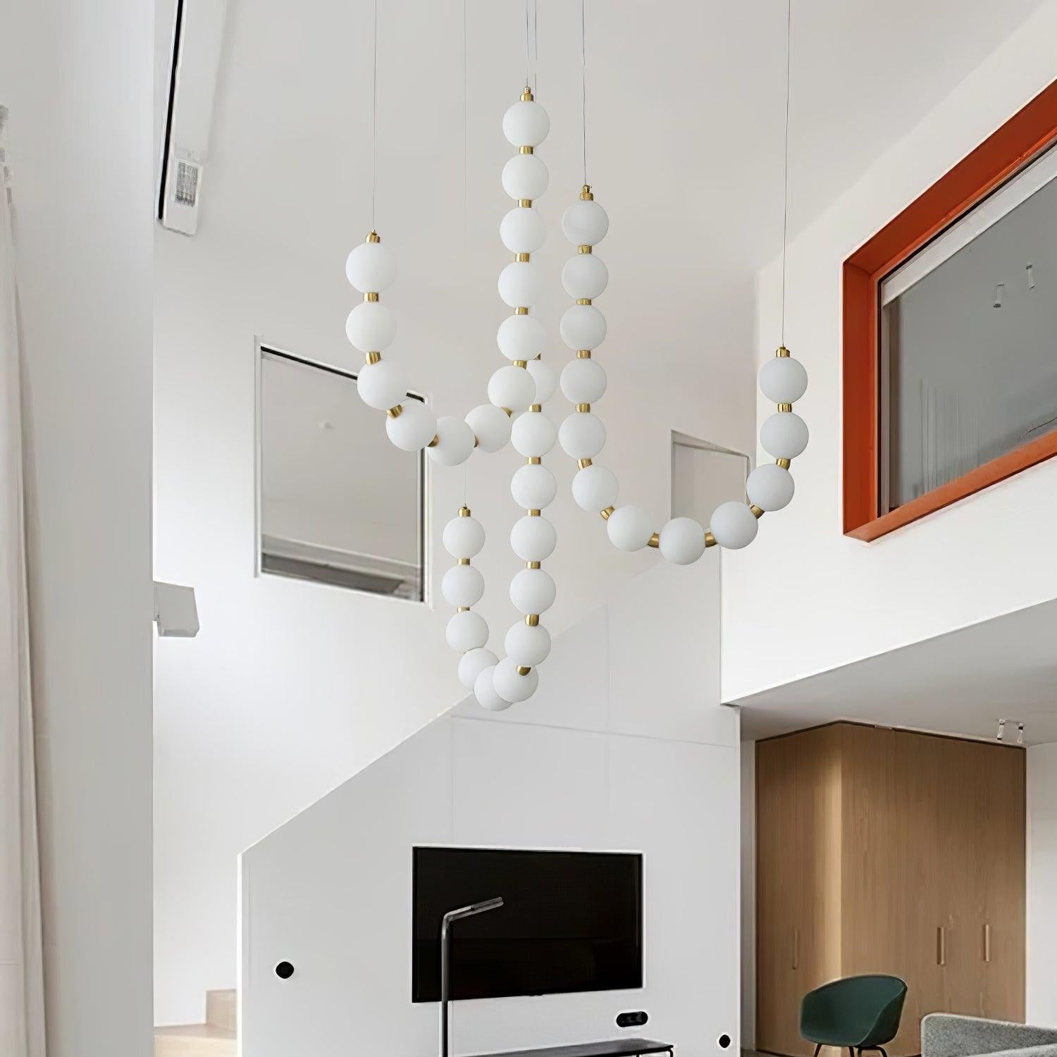 Brass Acrylic Chandelier Ceiling Light