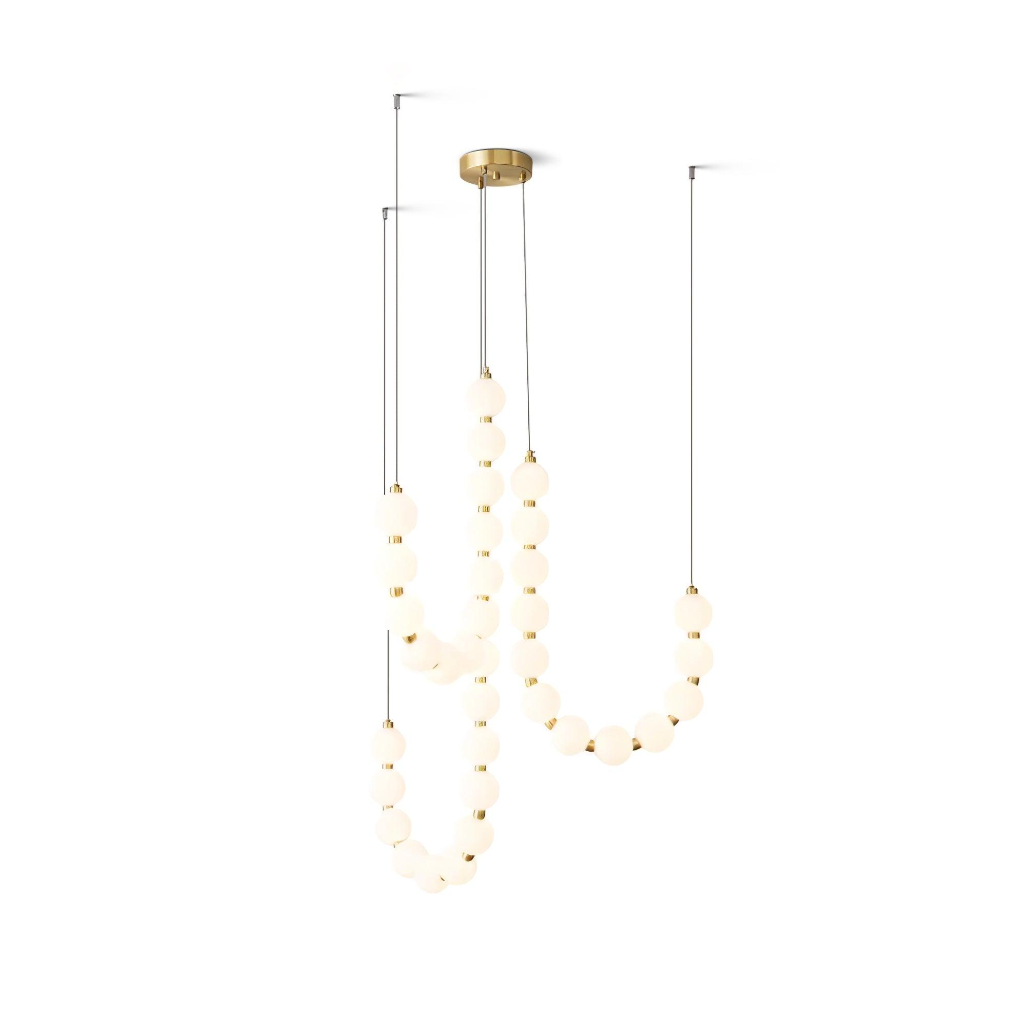 Brass Acrylic Chandelier Ceiling Light