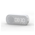 Digital Alarm Clock with Bluetooth Speaker and FM Radio Featuring LED Display