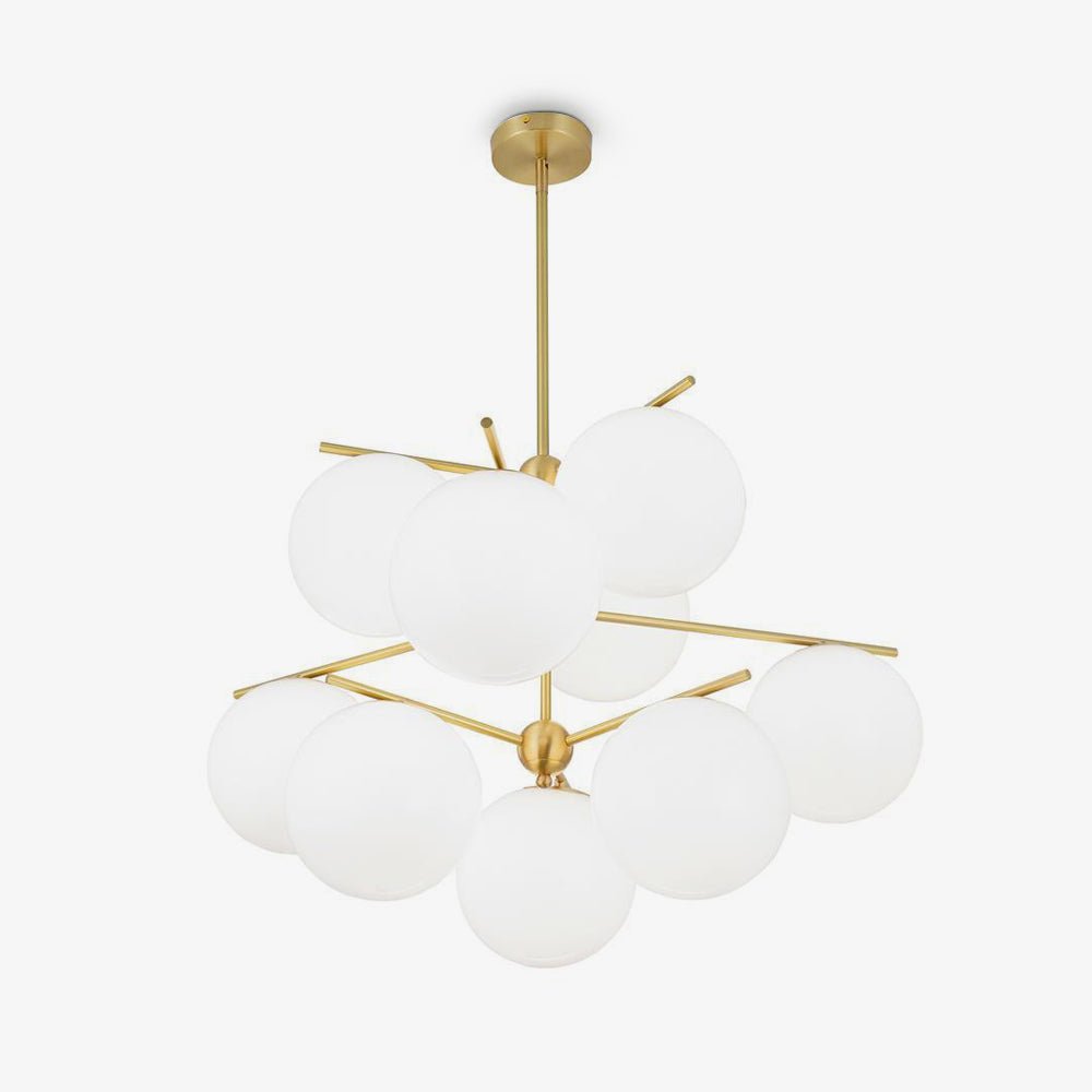 Brass Chandelier Circular Ceiling Light