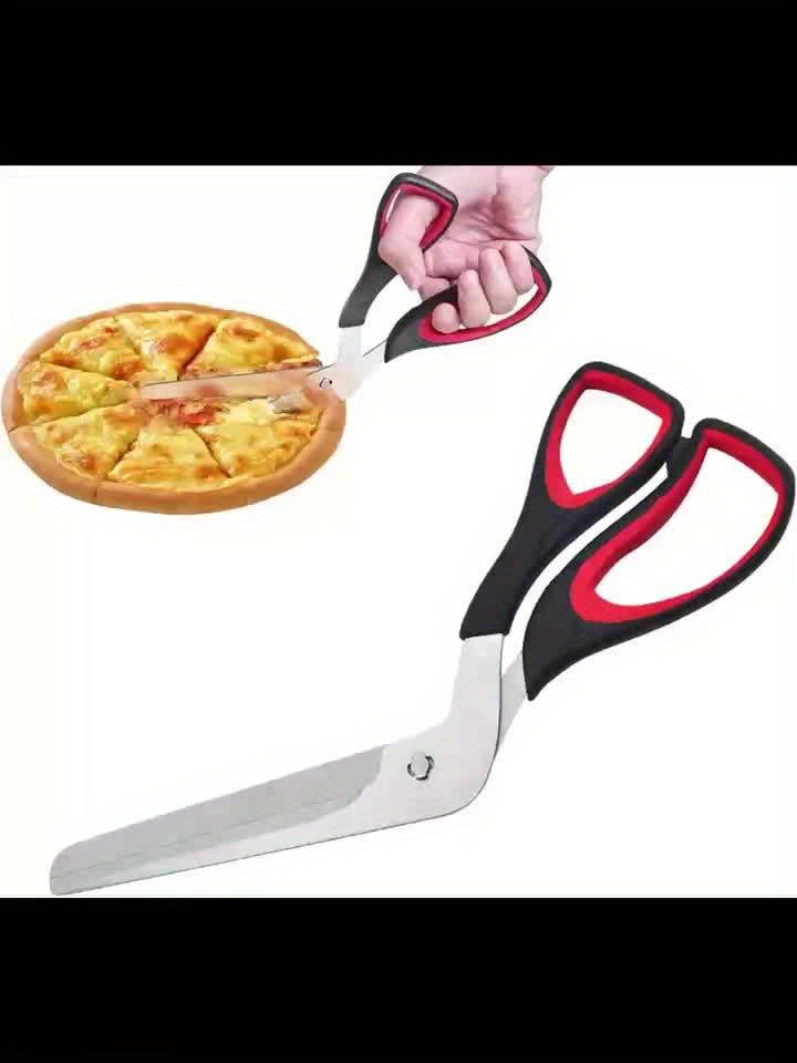 Stainless Steel Pizza Scissors with Ergonomic Non-Slip Handle