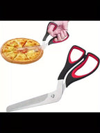 Stainless Steel Pizza Scissors with Ergonomic Non-Slip Handle
