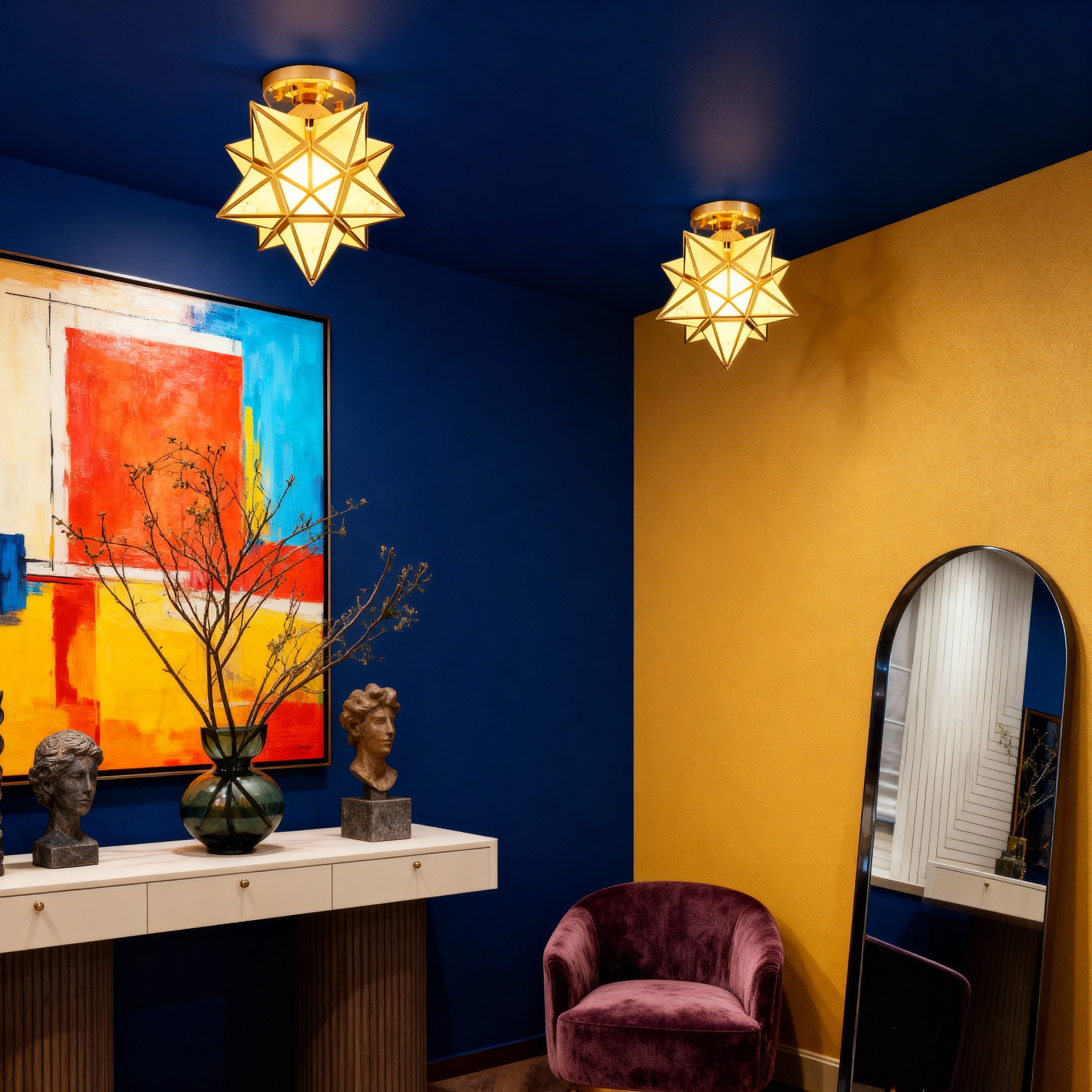 Circular Flush Mount LED Ceiling Light