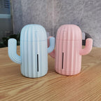 Mini Cactus Shape USB Air Humidifier with LED Light for Bedroom