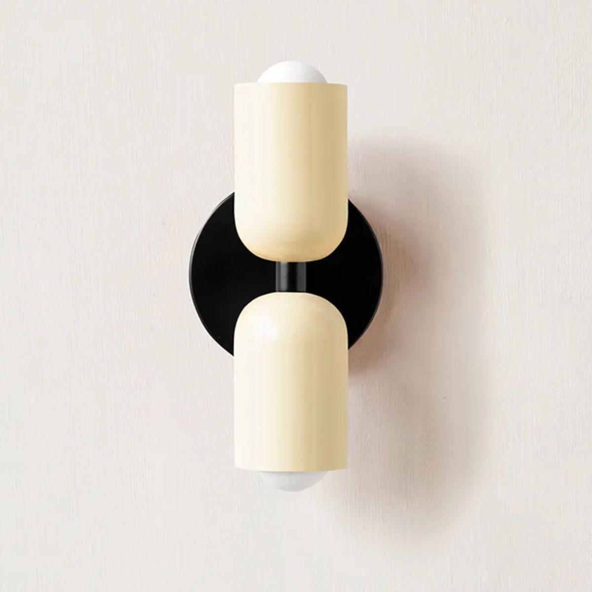 Scandinavian Double Head Wall Lamp with Dual LED Light for Bedroom