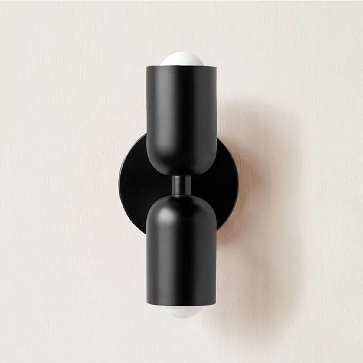 Scandinavian Double Head Wall Lamp with Dual LED Light for Bedroom