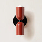 Scandinavian Double Head Wall Lamp with Dual LED Light for Bedroom