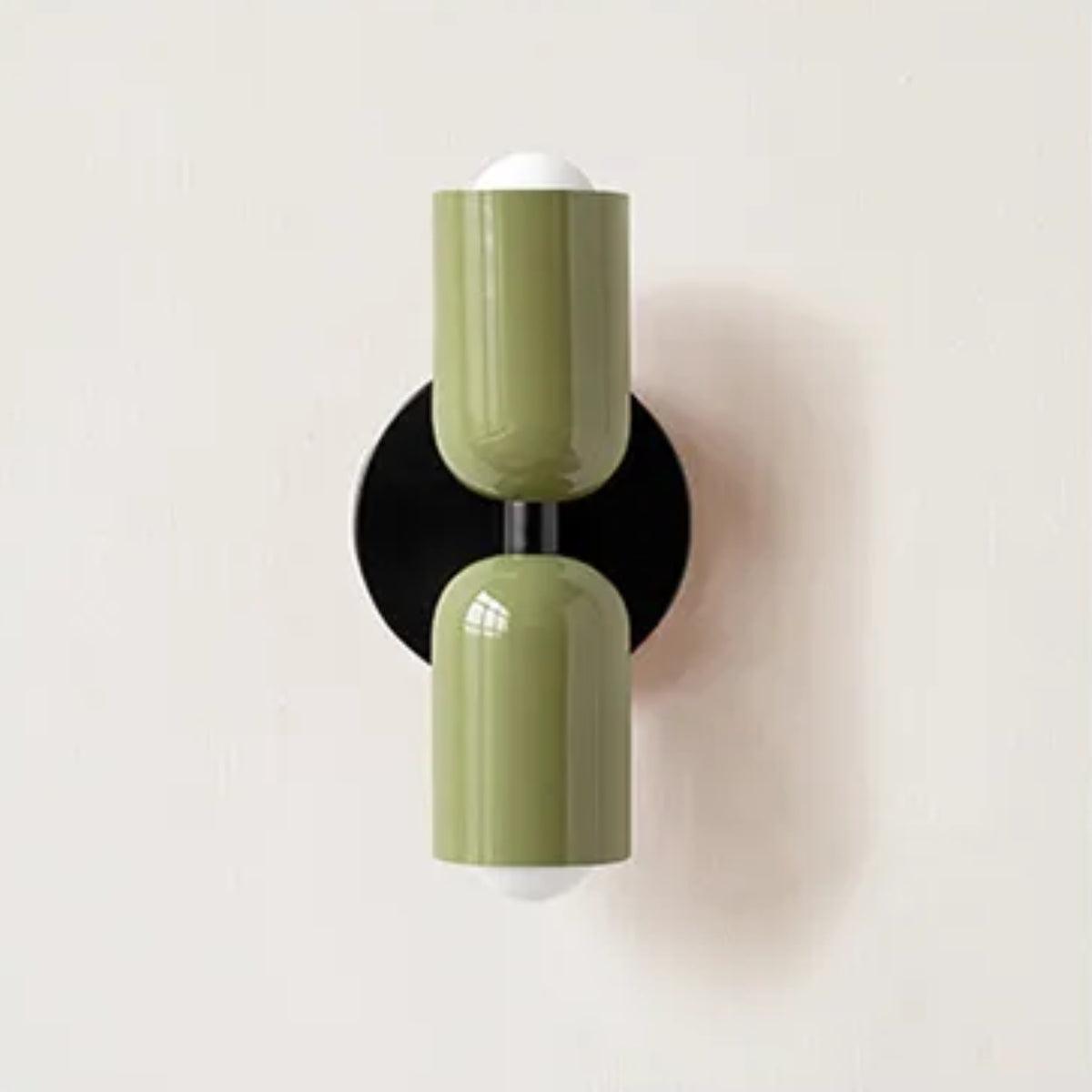 Scandinavian Double Head Wall Lamp with Dual LED Light for Bedroom