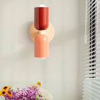 Scandinavian Double Head Wall Lamp with Dual LED Light for Bedroom