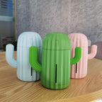 Mini Cactus Shape USB Air Humidifier with LED Light for Bedroom